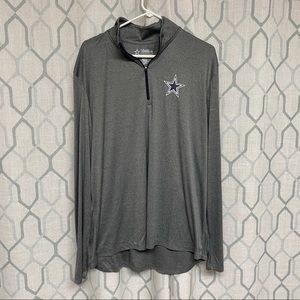 Men’s XL Dallas Cowboys Light Pullover Grey